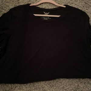 Faded glory cropped tee